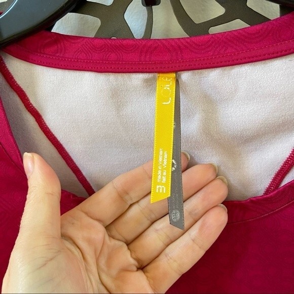 Lole Side Tie Ruching Hem Long Sleeve Printed Top - Picture 8 of 15